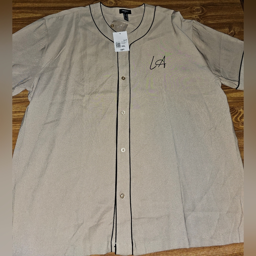 Embroidered Los Angeles Baseball Jersey, Forever 21.